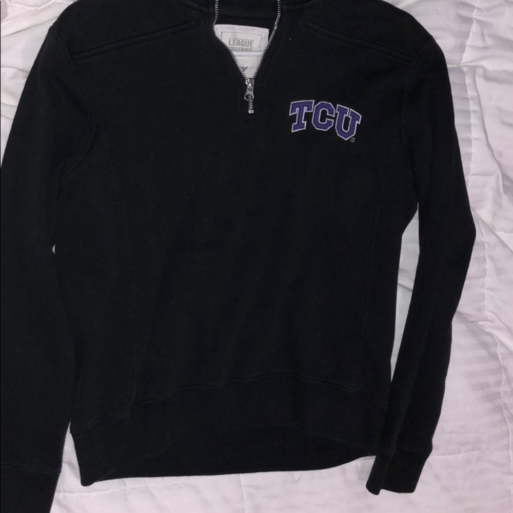 TCU quarter zip